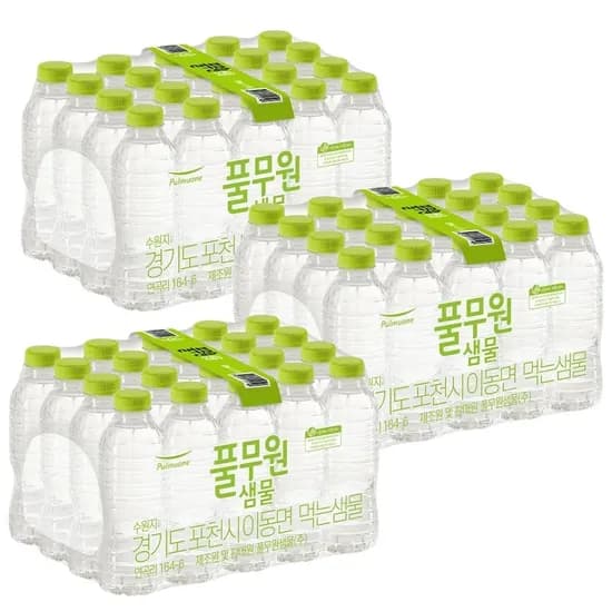 풀무원샘물 무라벨 500ml 60개