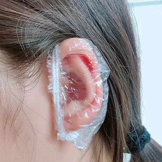 일회용 귀가리개, 투명, 100매