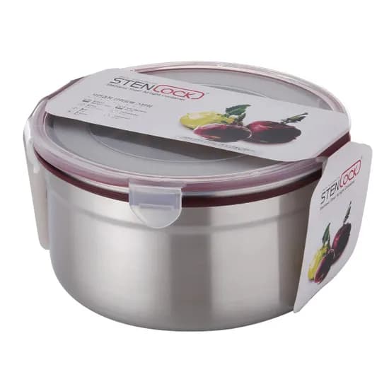 스텐락 원형 9호, 2100ml, 1개