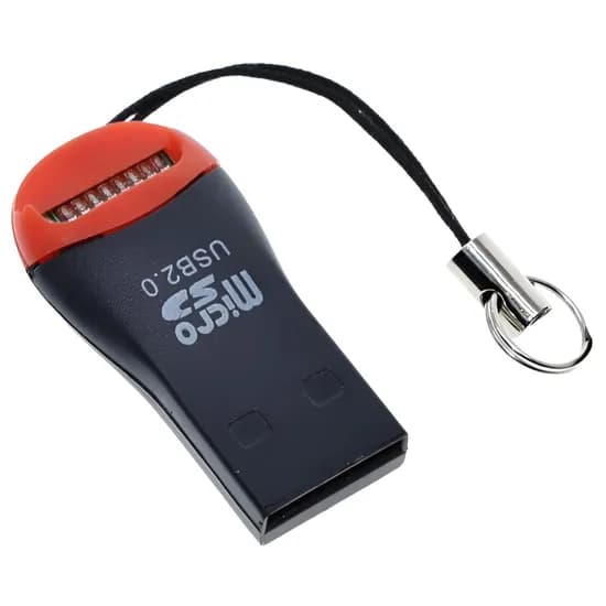 TF micro SD 전용 USB 2.0 리더기 T-699 블랙 1개
