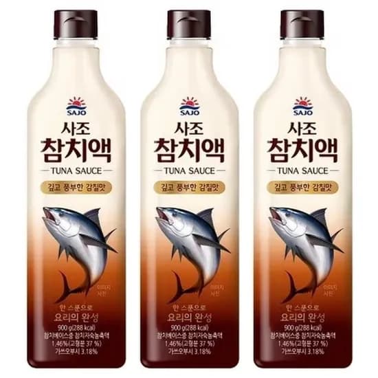 사조 참치액 900g 3개 16,800원