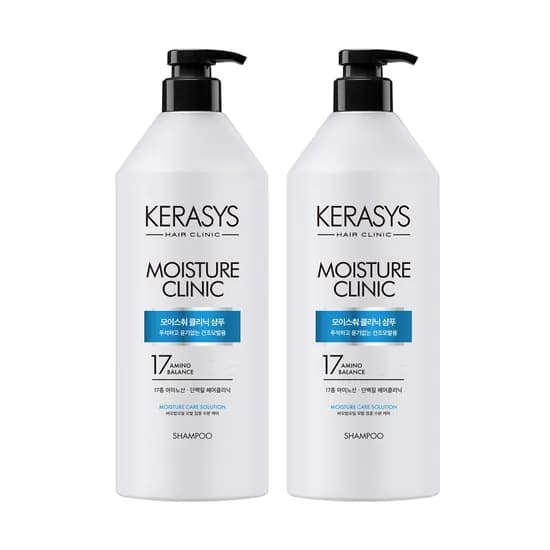애경 케라시스 모이스춰 클리닉 단백질 샴푸 980ml 2개