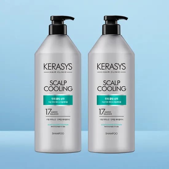 케라시스 두피 쿨링 단백질 샴푸, 980ml, 2개