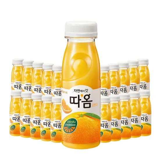 빙그레 자연에서 갓 따옴 오렌지주스, 235ml, 20개