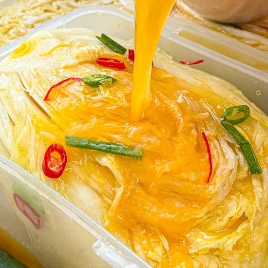 전라도 장인 단호박 백김치 2kg 1박스