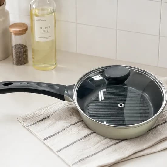 밀크 화이트 타원 그릴팬 화이트 24cm 10,900원