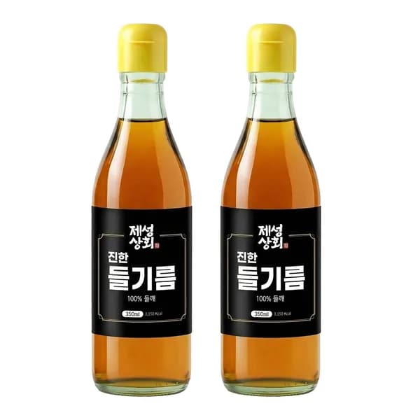 제성상회 진한 들기름 350ml 2개 14,900원