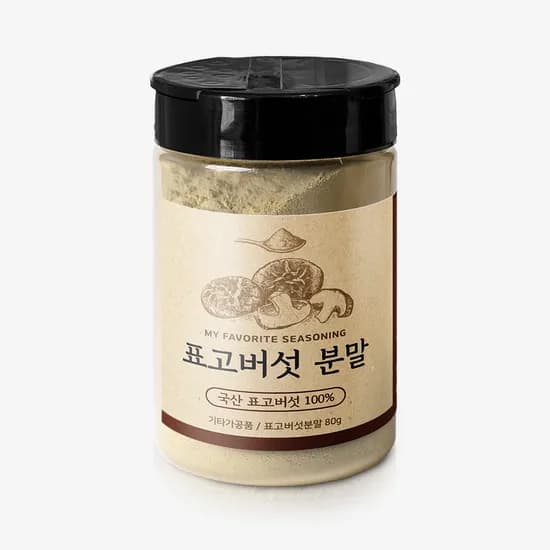국내산 천연 표고버섯분말 80g 1통 1개