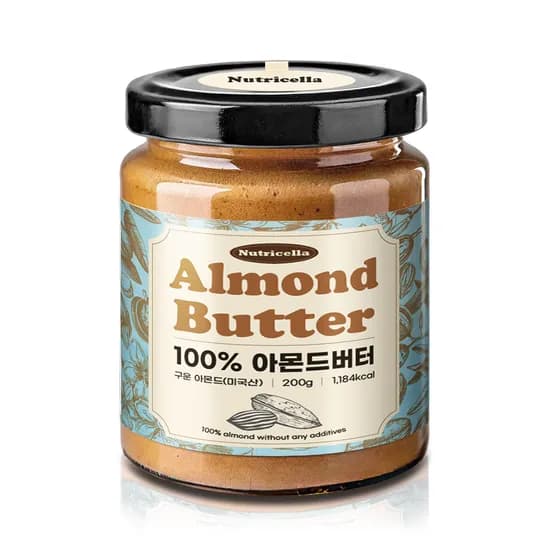 뉴트리셀라 아몬드버터 무가당 200g 1개