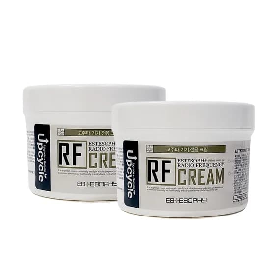 에스테소피 RF 고주파 기기 관리 전용 마사지 크림 업사이클 500ml 2개