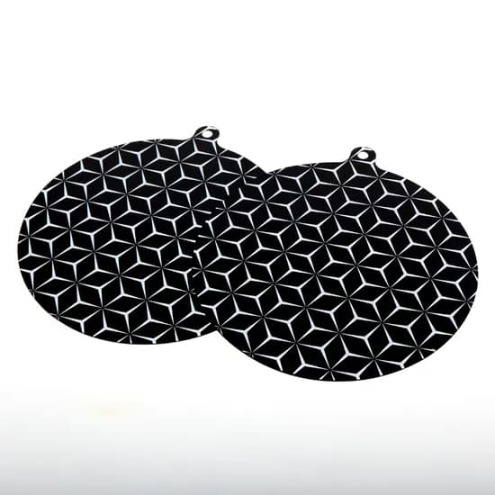 인덕션보호매트, 블랙, 22cm, 2개입, 1개