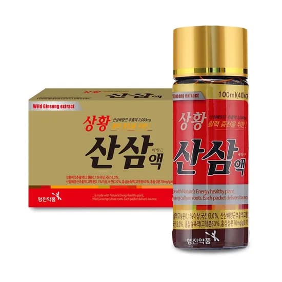 영진약품 상황 산삼배양근액 100ml 10개