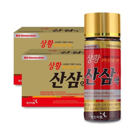 영진약품 상황 산삼배양근액 100ml 20개