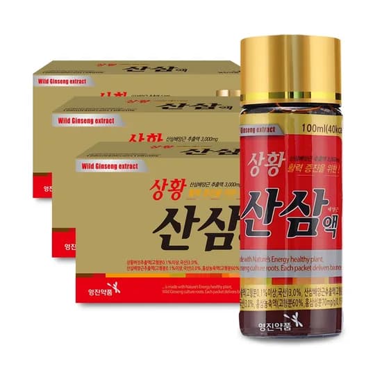 영진약품 상황 산삼배양근액 100ml 30개