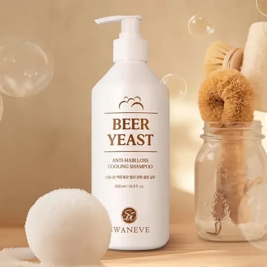 스와니브 맥주효모 탈모 완화 쿨링 샴푸, 500ml, 2개