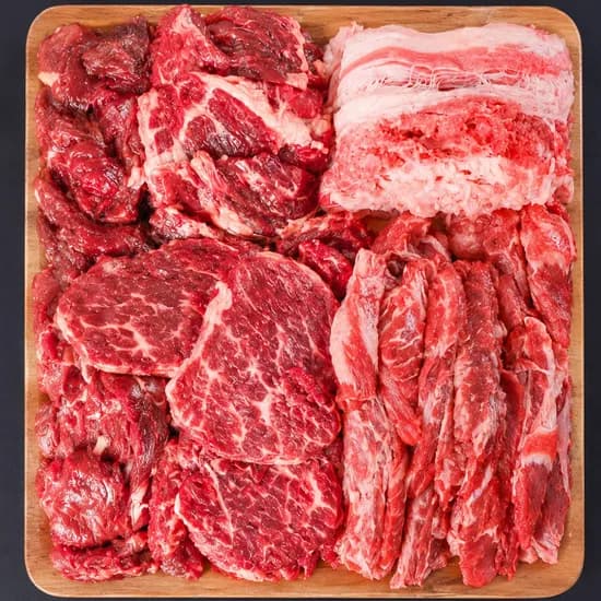 산지로드 소고기 모둠, 수입산, 1kg, 1세트