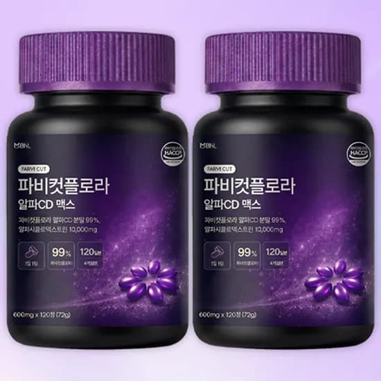 파비컷플로라 알파CD 맥스, 120개, 2개