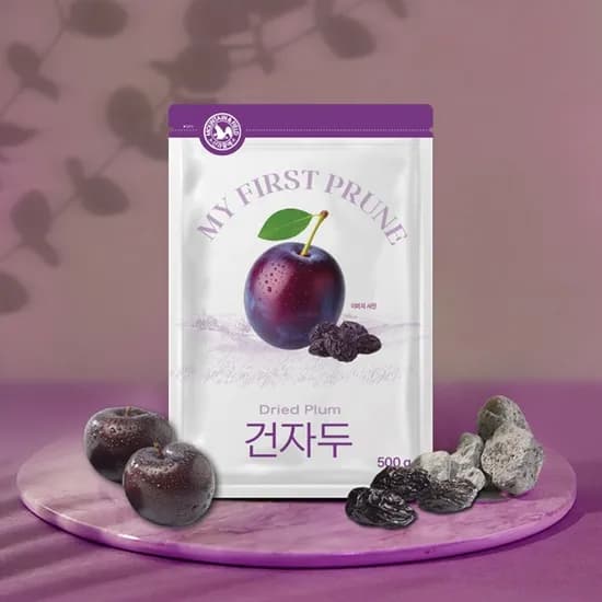 산과들에 씨를 뺀 건자두 500g 2개