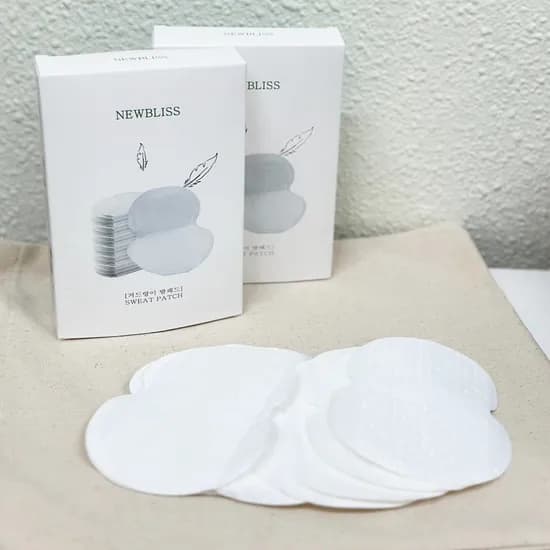 NEWBLISS 겨드랑이 땀 흡수 패드, 여름패치, 1세트