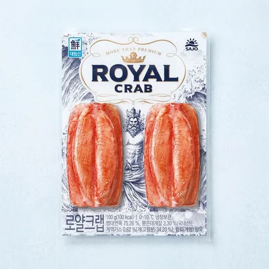 대림 로얄크랩 100g 5개