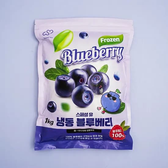 스페셜유 냉동 블루베리 1kg 8개