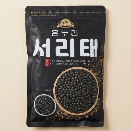 온누리잡곡 국내산 서리태 속청 검은콩 500g 1봉
