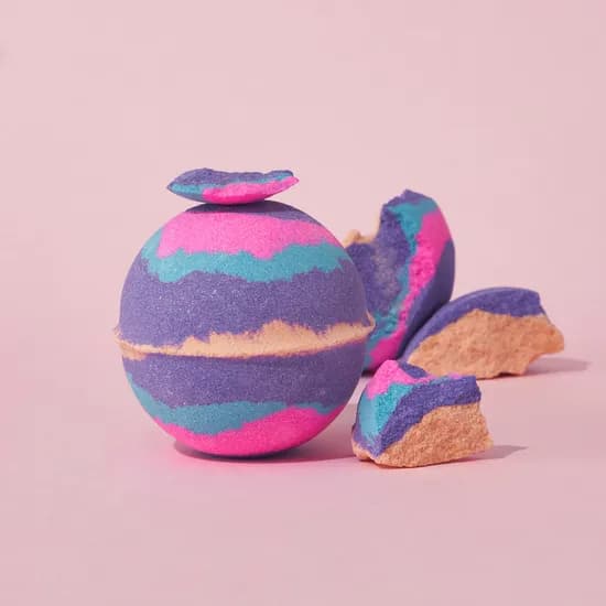 플루 구름 버블 배쓰밤, 문라이트 피치, 200g, 1개