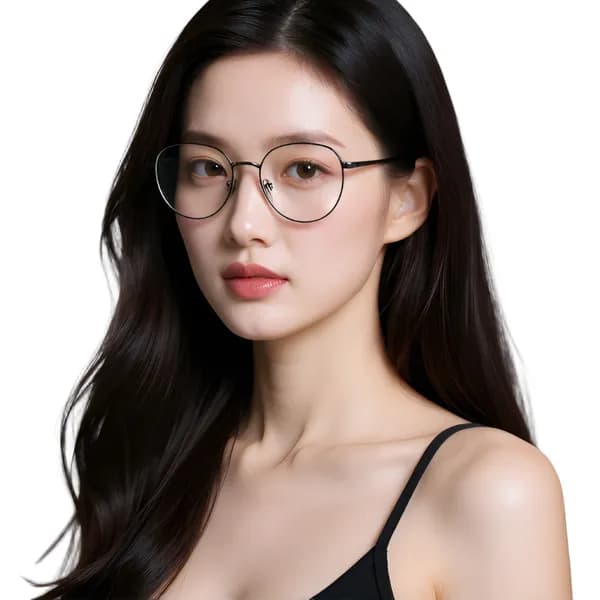 힐링나우 블루라이트 차단 돋보기 노안 안경테, 실버 그린, FREE, 1개