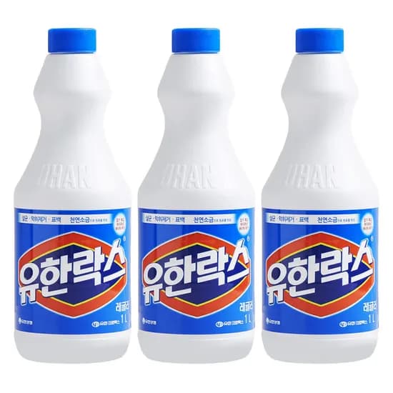 유한락스 레귤러 1L 3개