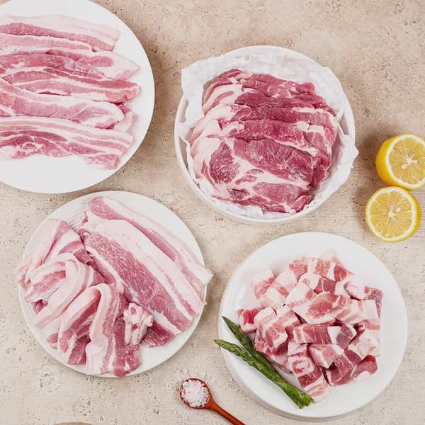삼겹살 500g + 목살 500g, 1세트