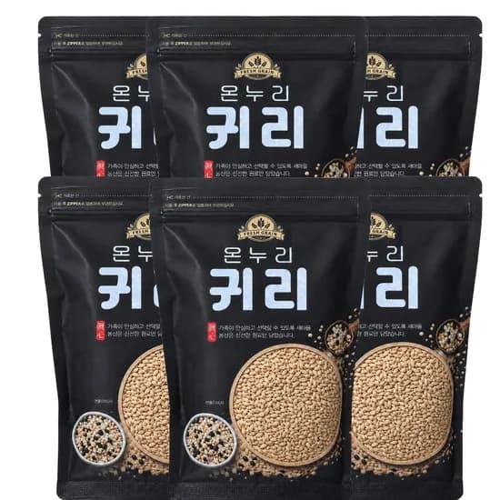 새마을농산 귀리, 500g, 6봉