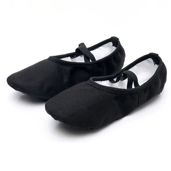 여성 성인용 학생용 발레 슈즈 블랙 255mm 1개 10,900원