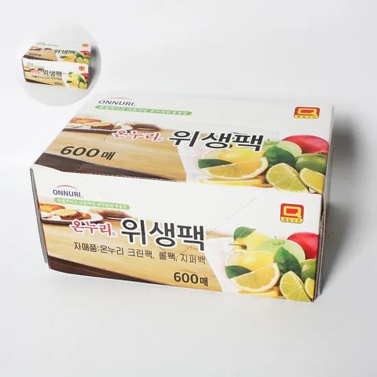 온누리 위생팩, 600매, 1개