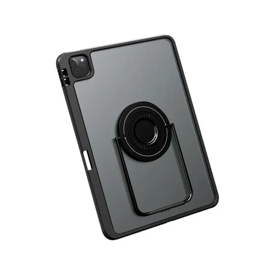 엠피맨 애플펜슬 수납 360도 회전 다각도 거치대 아이패드 케이스, 11인치, 블랙, 1개