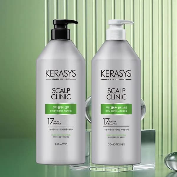 케라시스 두피 클리닉 단백질 샴푸+린스 980ml 2개 11,900원