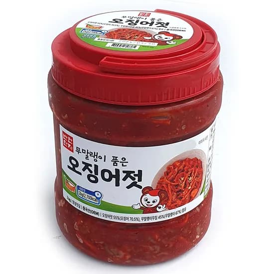 반찬단지 무말랭이 품은 오징어젓 2kg 1개