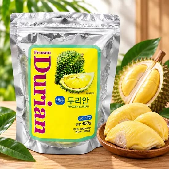 냉동 두리안 450g 1개