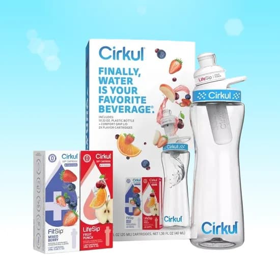 써큘 물병 보틀 650ml 카트리지 2종 세트 1개