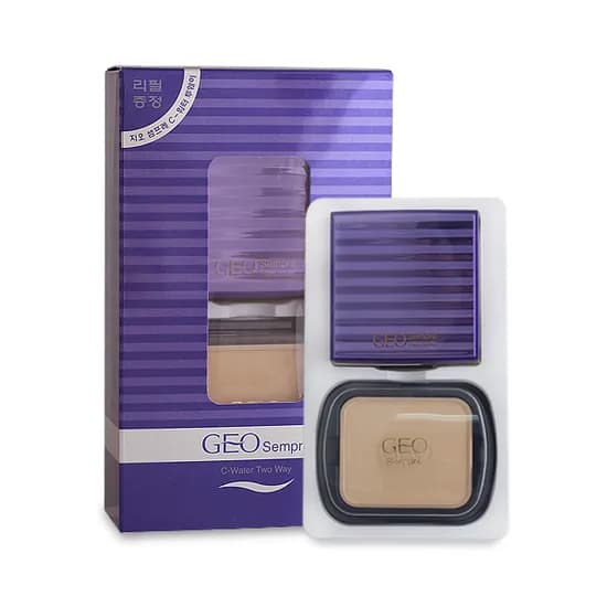 지오 셈프레 C-워터 투웨이 케익 리필포함, 23호 베이지, 1개