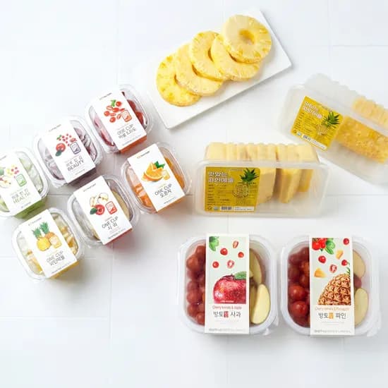 푸드팩토리 아침식사대용 과일도시락 한컵 뷰티 세척과일 150g 1개