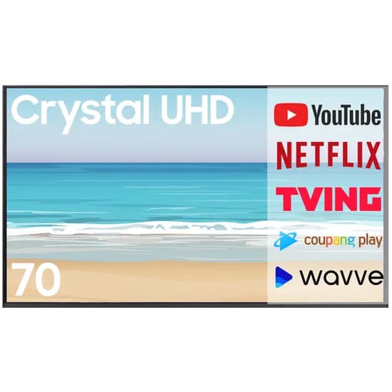 삼성전자 25년형 Crystal 4K UHD 스마트 LED TV 70U8000F, 70U8000F, 70인치(177cm), 벽걸이형, 방문설치, 1개