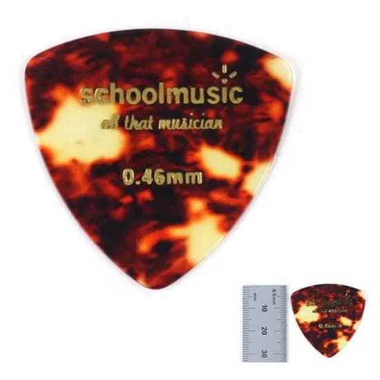 Schoolmusic 셀룰로이드 삼각 통기타 피크, Law28, 0.46mm, 1개