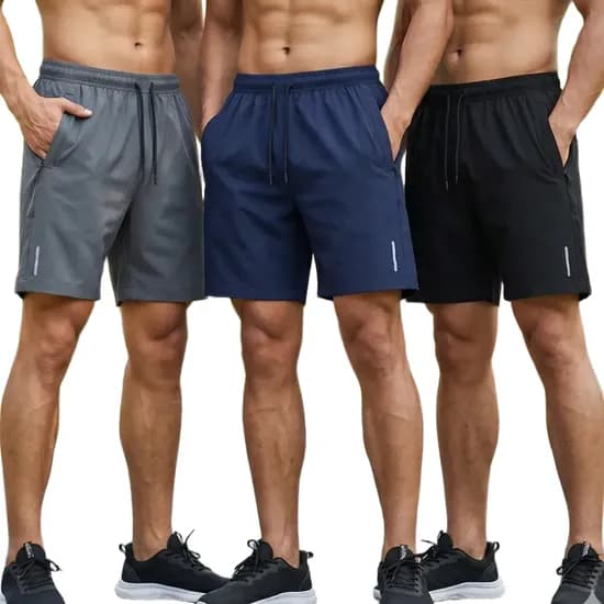 퓨어핏 1+1+1 쿨 와이드 팬츠 3P, 블랙+그레이+네이비, L, 3장