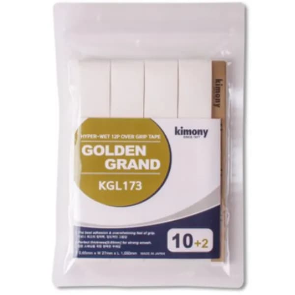키모니 골든그랜드 하이퍼 웨트 오버그립 KGL173 화이트 0.65x27x1050mm 12P
