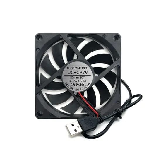DHELPER USB 쿨링 팬 UC-CP79 80mm 1개