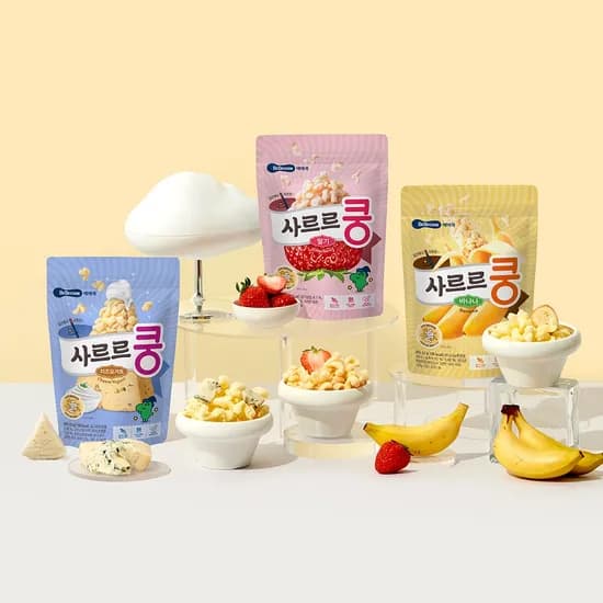 베베쿡 사르르쿵 아이 간식, 치즈요거트, 23g, 6개, 1개