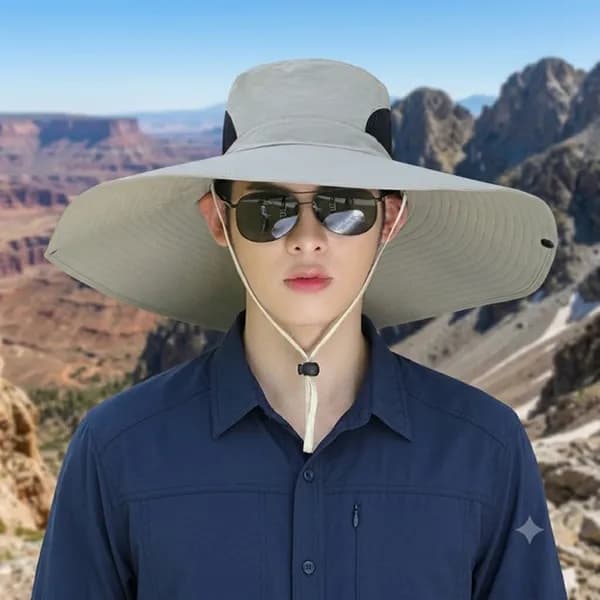 등산 자외선차단 UFO 챙모자 차콜 1개