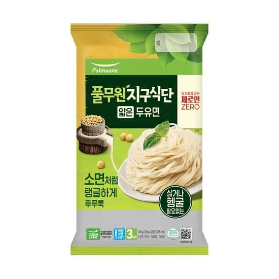 풀무원 지구식단 얇은두유면 150g 10개