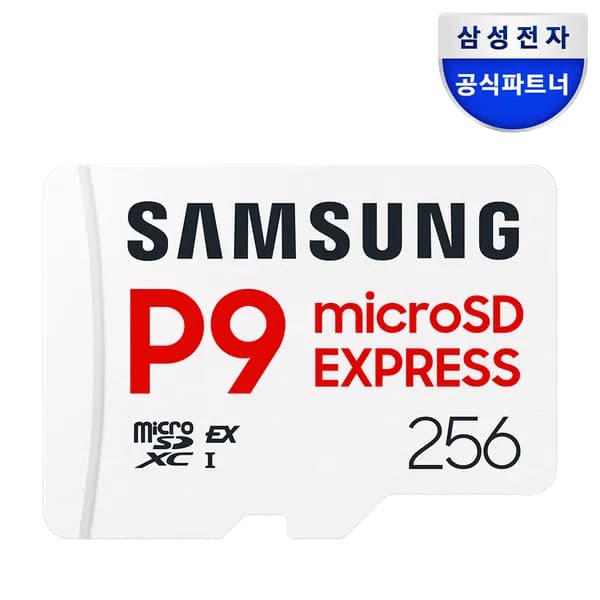 삼성전자 마이크로SD 익스프레스 카드 P9 Express 닌텐도 스위치2 256GB 1개