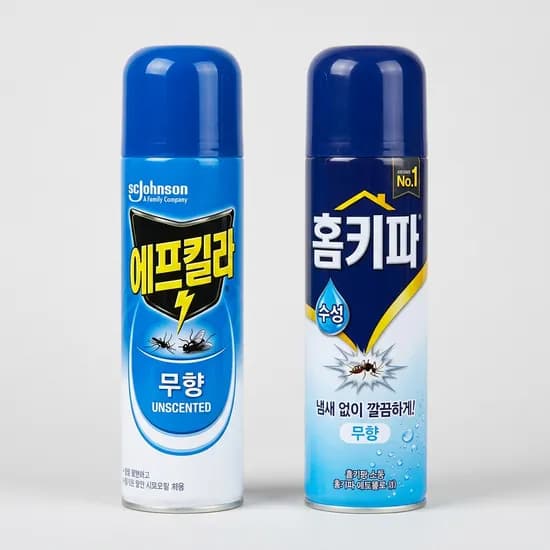 에프킬라 무향 600ml 1개 외 홈키파 수성 에어졸 500ml 2개